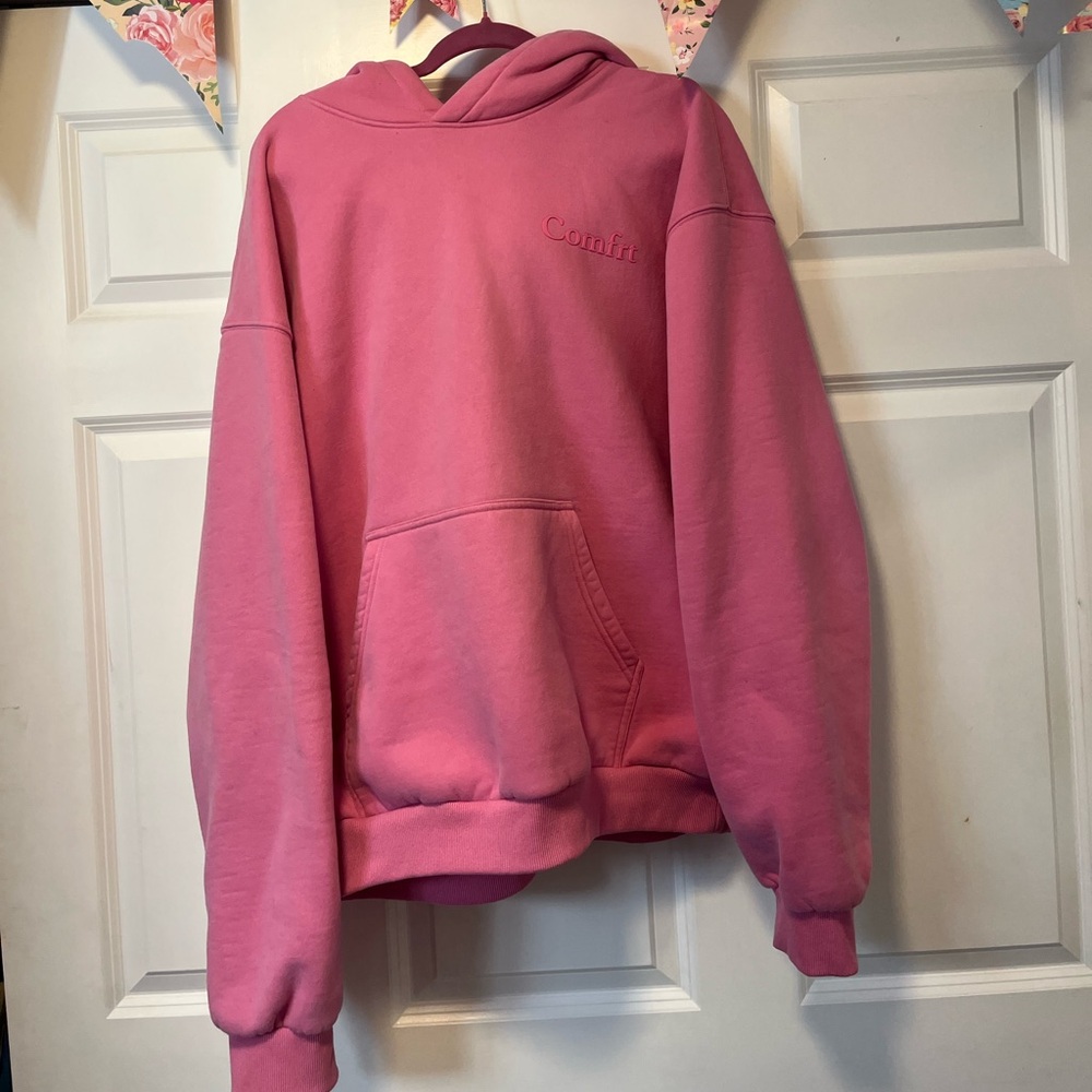 Comfit Pink Fleece-Lined Hoodie
